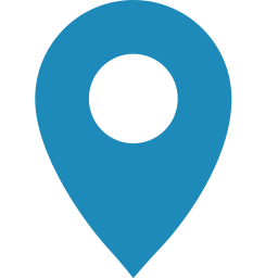 256x256 Map Icon Blue