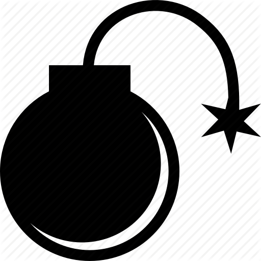 512x512 Bomb, Bombshell, Boom, Egg, Explosive, Fire, Military, Weapon Icon