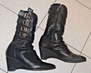 300x241 Icon Bombshell Motorcycle Riding Women's Boots Size Zipper