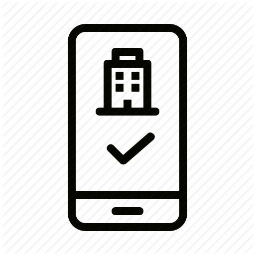 512x512 App, Booking, Hotel, Reservation, Smartphone Icon