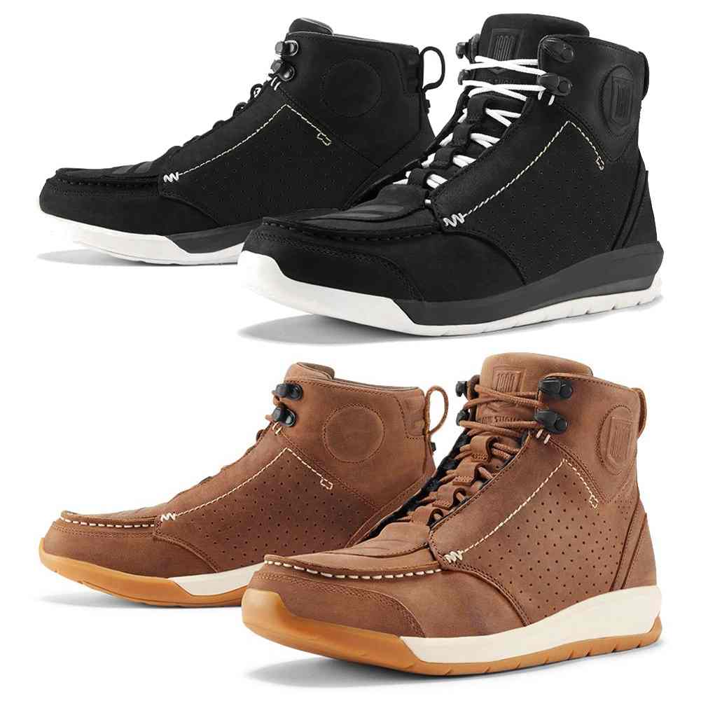 1001x1001 Icon Truant Mens Leather Street Cruising Motorcycle Riding