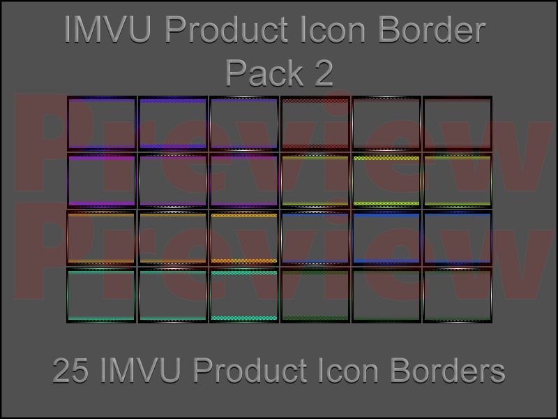 800x600 Imvu Product Icon Border Pack