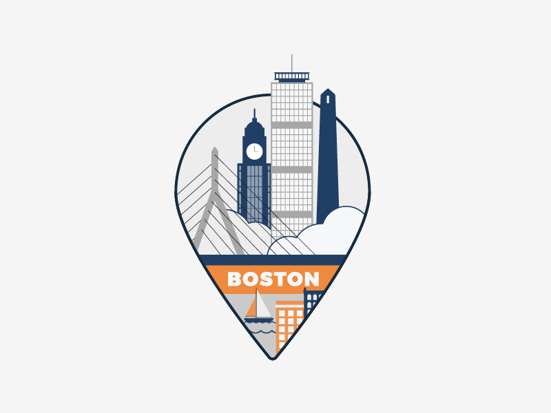 800x600 Boston Location Icon