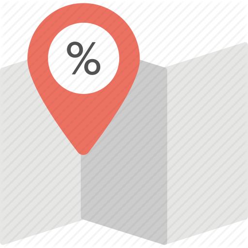 512x512 Location Market, Location Pointer, Sale Location, Shop Offering