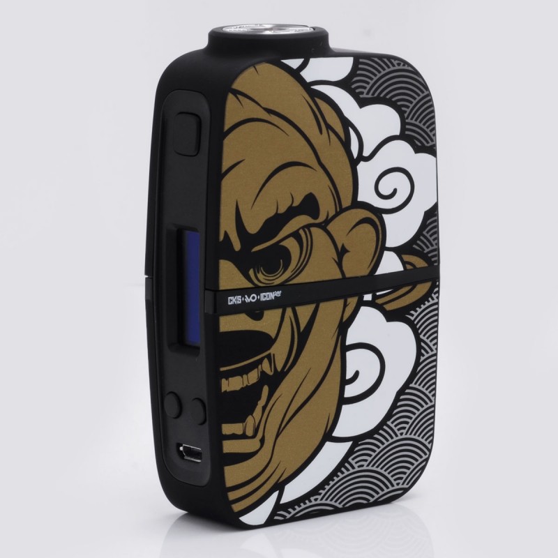 800x800 Authentic Cks Icon Black Brown Tc Vw Variable Wattage Box Mod