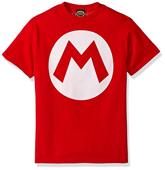 569x584 Nintendo Boys' Mario Icon Graphic T Shirt Clothing