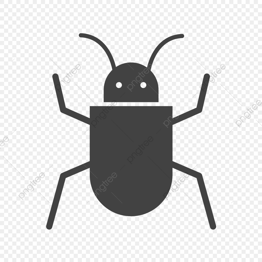 1024x1024 Bug Glyph Black Icon, Bug, Debug, Debugging Png And Vector