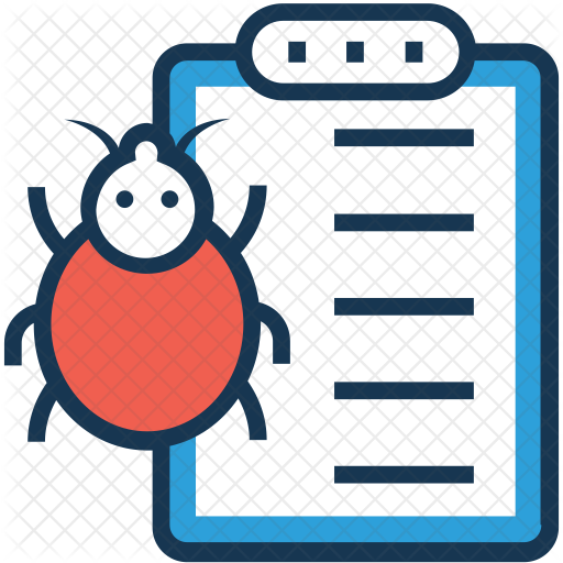 512x512 Bug Report Icon Of Colored Outline Style