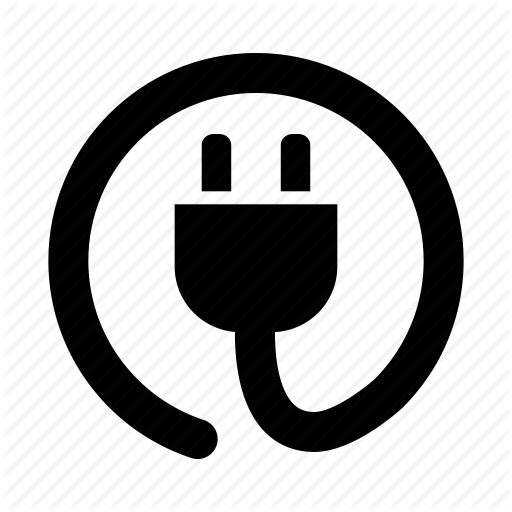 512x512 Cable, Circle, Cord, Electric, Plug, Power Icon