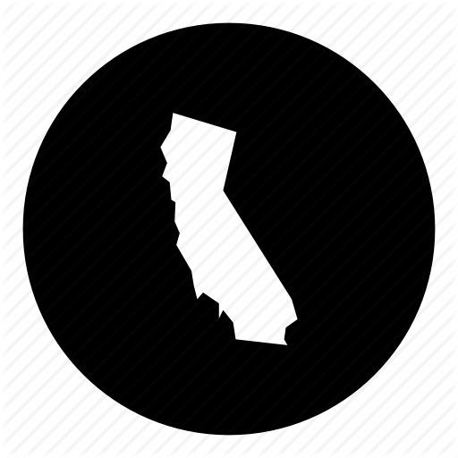 512x512 American, California, Location, Map, State Icon