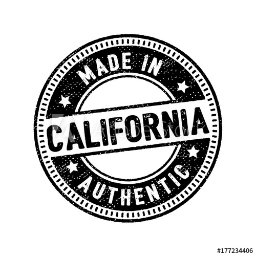 500x500 Made In California Authentic Rubber Stamp Icon