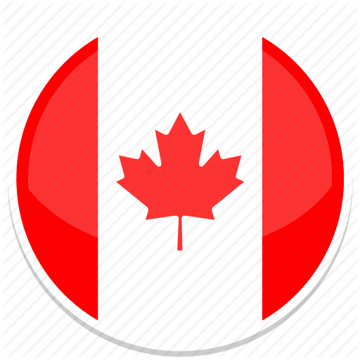 512x512 Canada, Flag, Round Icon