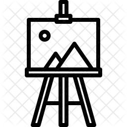 256x256 Canvas Icon Of Line Style