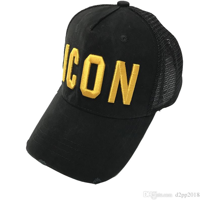 800x800 Newest Embroidery Icon Cap Hip Hop Breathable Mesh Baseball Cap