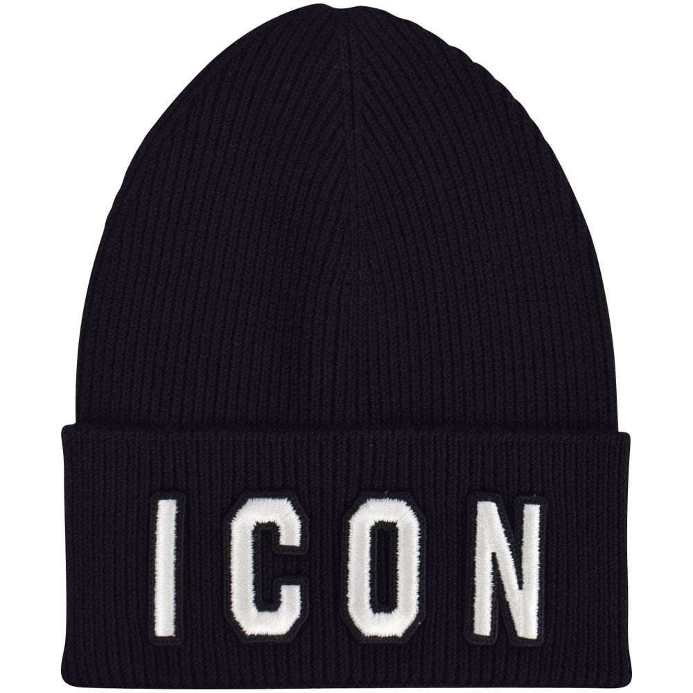 1000x1000 Blackwhite Icon Beanie Hat