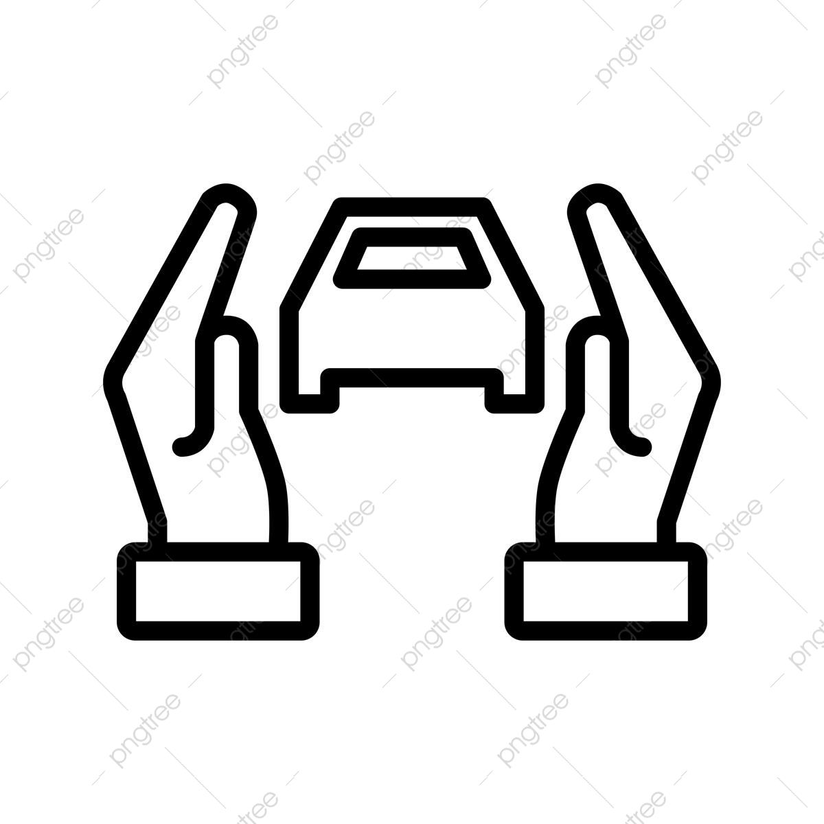 1200x1200 Car Insurance Line Icon, Car Insurance Icon, Car, Insurance Png