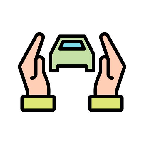 490x490 Car Insurance Vector Icon