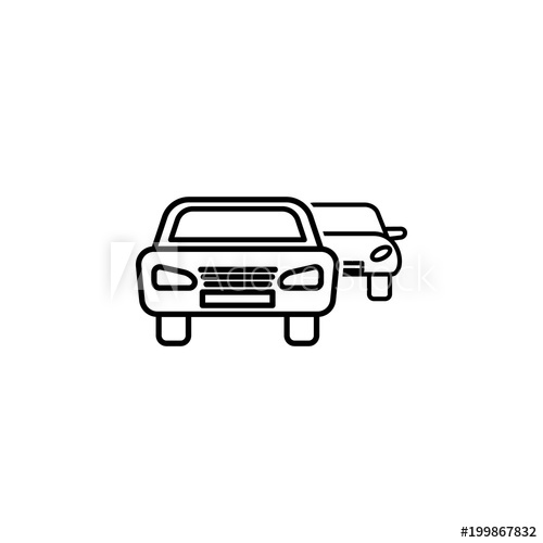 Two Cars Icon Element Of Car Sales And Repair For Mobile Concept 500x500 Two Cars Icon Element Of Car Sales And Repair For Mobile Concept