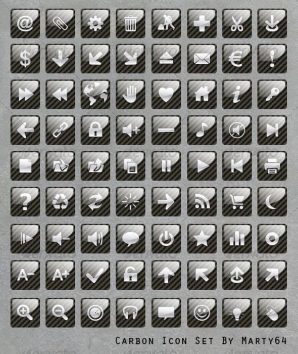 Carbon Fibre Icons Fonts Logos Icons 590x700 Carbon Fibre Icons Fonts Logos Icons
