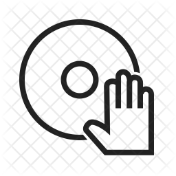 256x256 Music Cd Icon Of Line Style