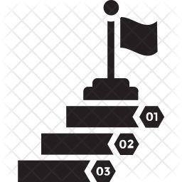 256x256 Challenge Icon Of Glyph Style