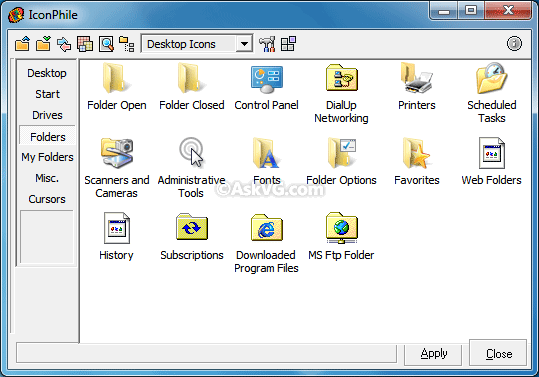 539x377 Iconphile A Freeware To Change System Icons Easily Quickly