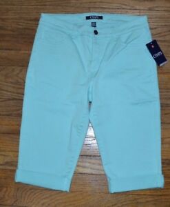 247x300 Chaps Slimming Fit Icon Capris Cropped Pants Ultra Marine Blue