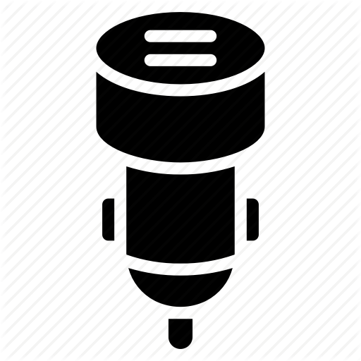 512x512 Car, Charger, Devices, Solid, Usb Icon