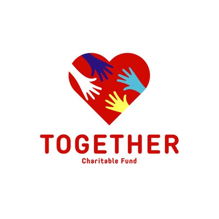 450x450 Helping Hand Adult And Children Icon Charity Help Flats Royalty