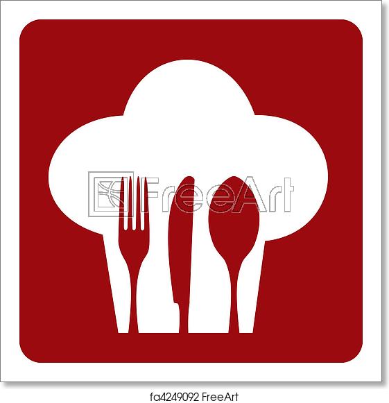 561x581 Free Art Print Of Icon Chef Restaurant Chef Icon Chef Hat