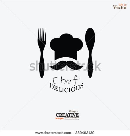 450x470 Chef Icon Chef Icon With Spoon And Fork Chef Symbol Vector