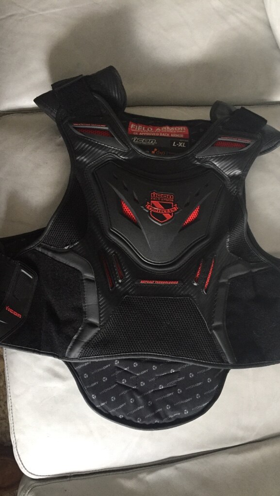 577x1024 Used Icon Field Armor Chestspine Protector For Sale In Hobe Sound