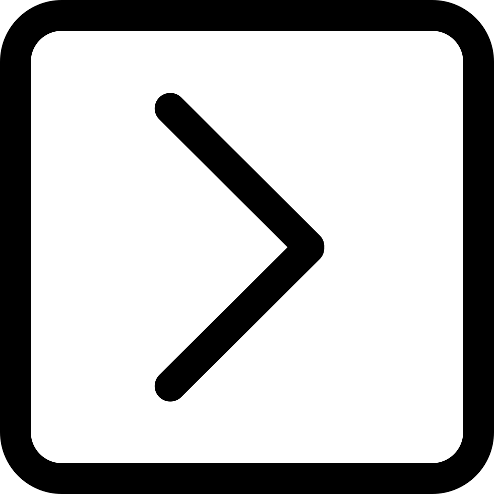 980x980 Chevron Right Square Png Icon Free Download