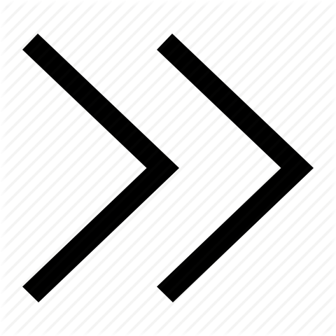 480x480 Arrows, Chevron, Double, Right Icon