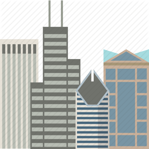 512x512 Building, Buildings, Chicago, City, Office Icon