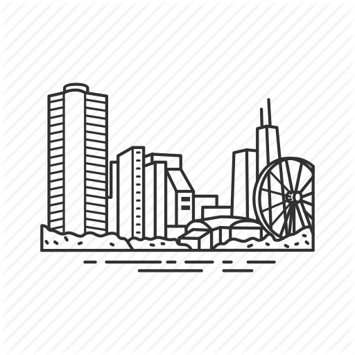 512x512 Building, Chicago, City, Famous City, Famous Skyline, Illinois