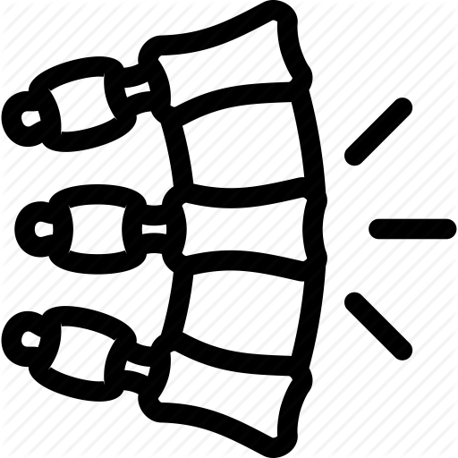 512x512 Chiropractic, Health, Medical, Pain, Spine, Vertebra, Xray Icon