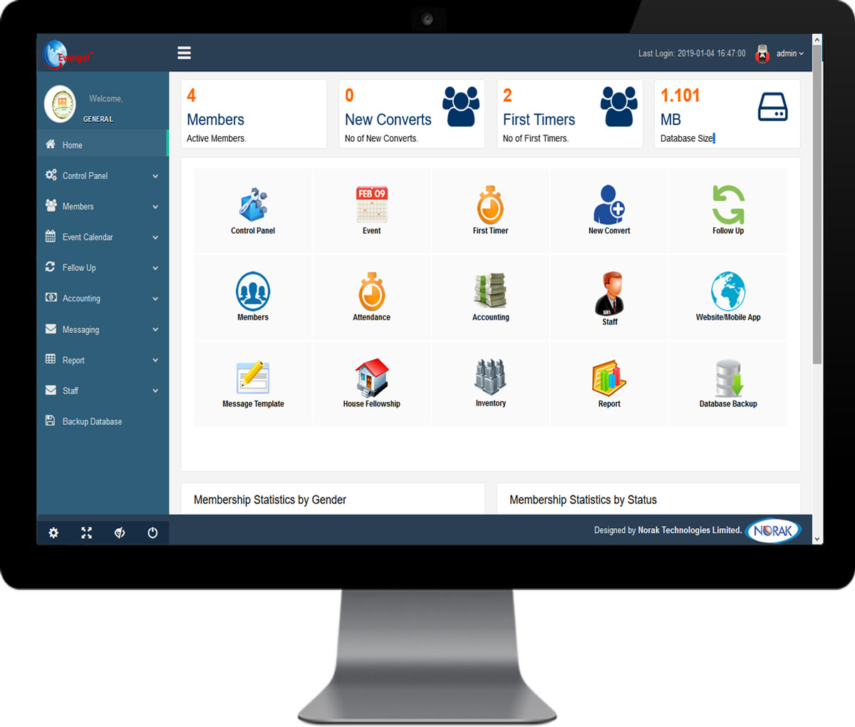 1200x1020 Evangel Church Management System