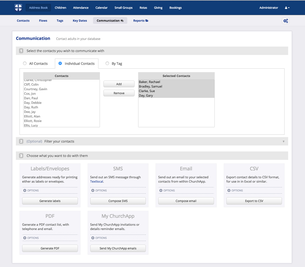 1000x875 Web Based Church Database From Churchsuite