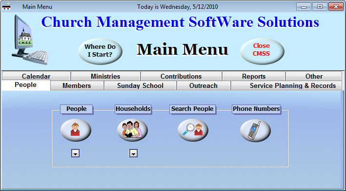 709x391 Church Management Software Features