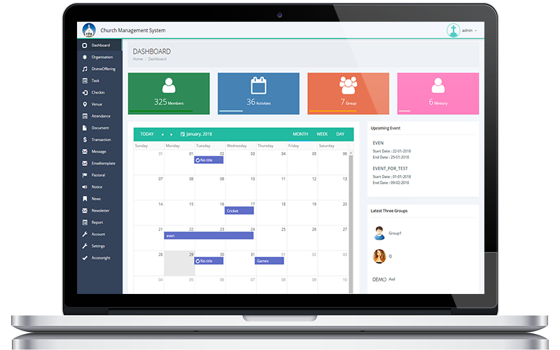 800x500 Church Management System Das Infomedia