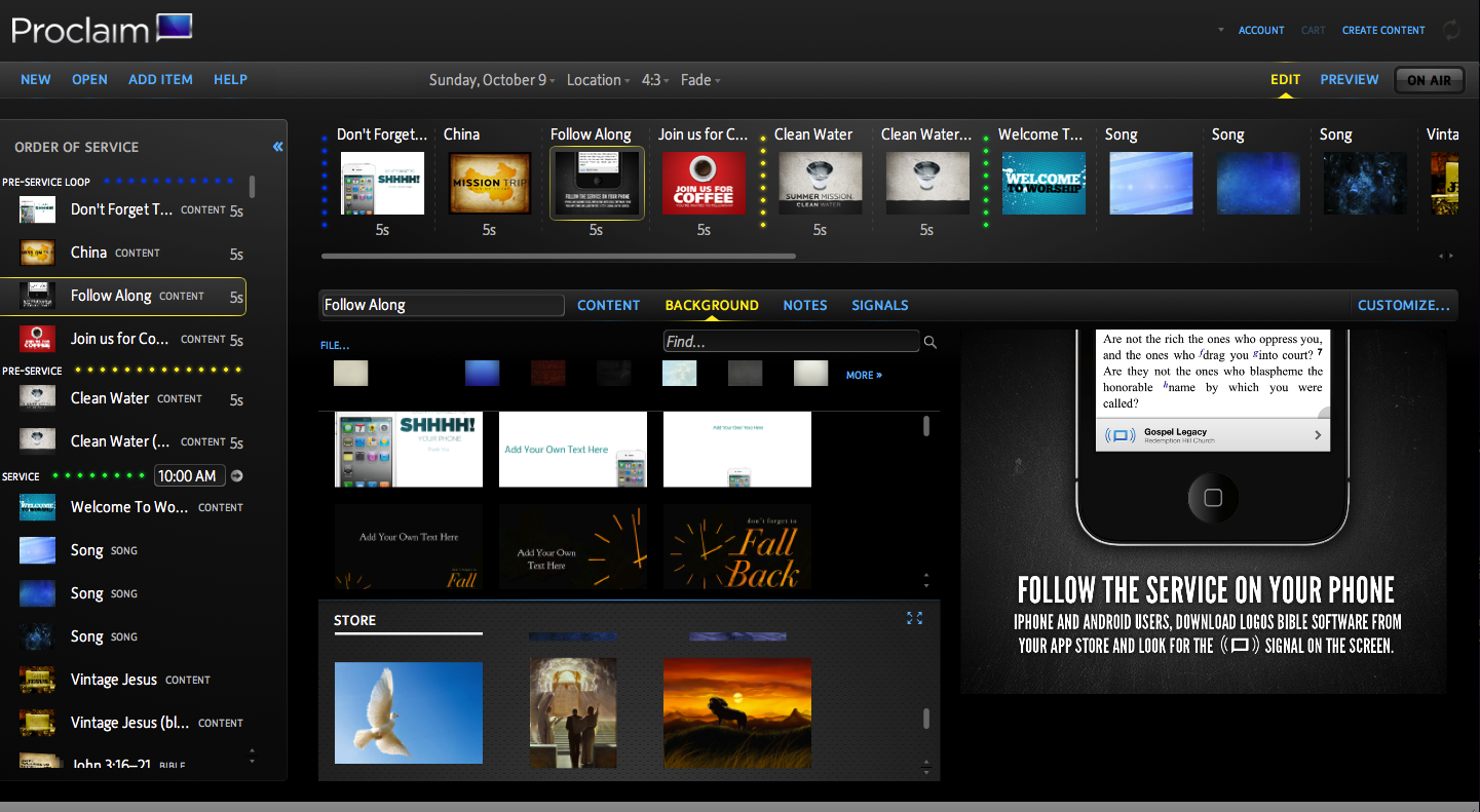 1441x791 The Christian Music Junkie Proclaim Church Software Review