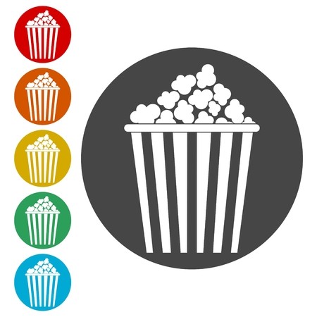 450x450 Popcorn Icon, Cinema Icon Royalty Free Vector Graphics