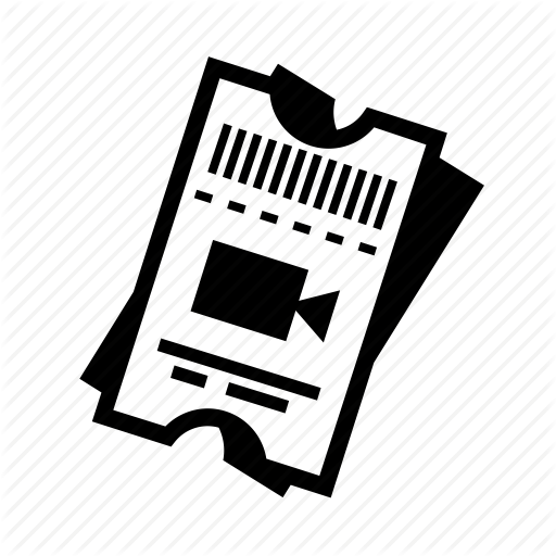 512x512 Cinema, Film, Movie, Ticket Icon