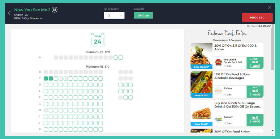 905x450 Bookmyshow's Mycoupons Discount Food Coupons And Offers