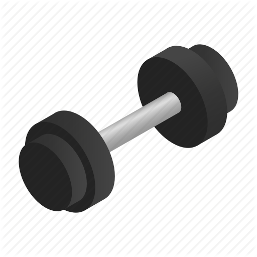 512x512 Barbell, Cion, Dumbbell, Equipment, Heavy, Isometric, Weight Icon