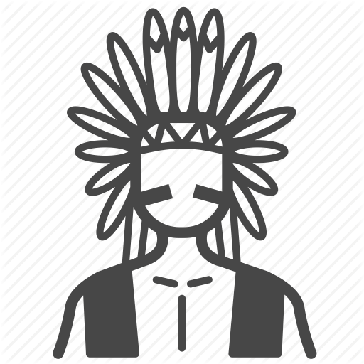512x512 American, Indian, Indigenous, Man, Native, Tribe, Warrior Icon