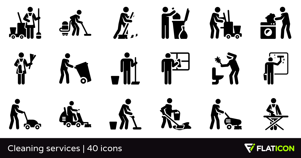 1200x630 Cleaning Services Free Icons