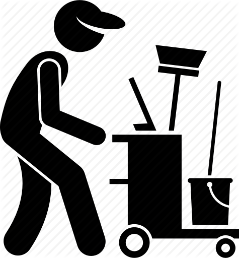 475x512 Cart, Cleaner, Cleaning, Industrial, Janitor, Tool Icon