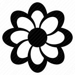 256x256 Flower Clipart Icon
